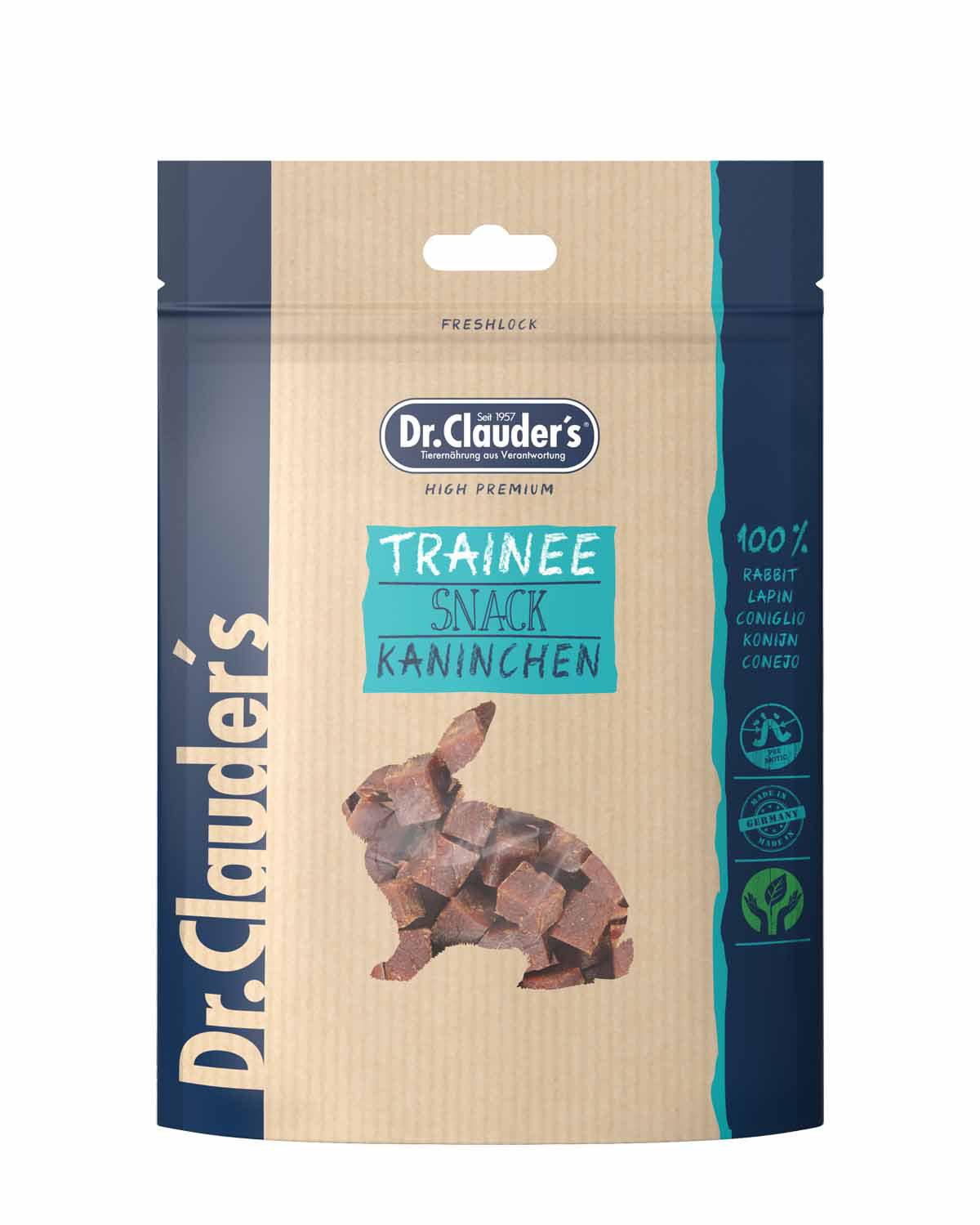 10 Pack - Dr. Clauder's Trainee Medium træningsgodbidder med kanin 80g
