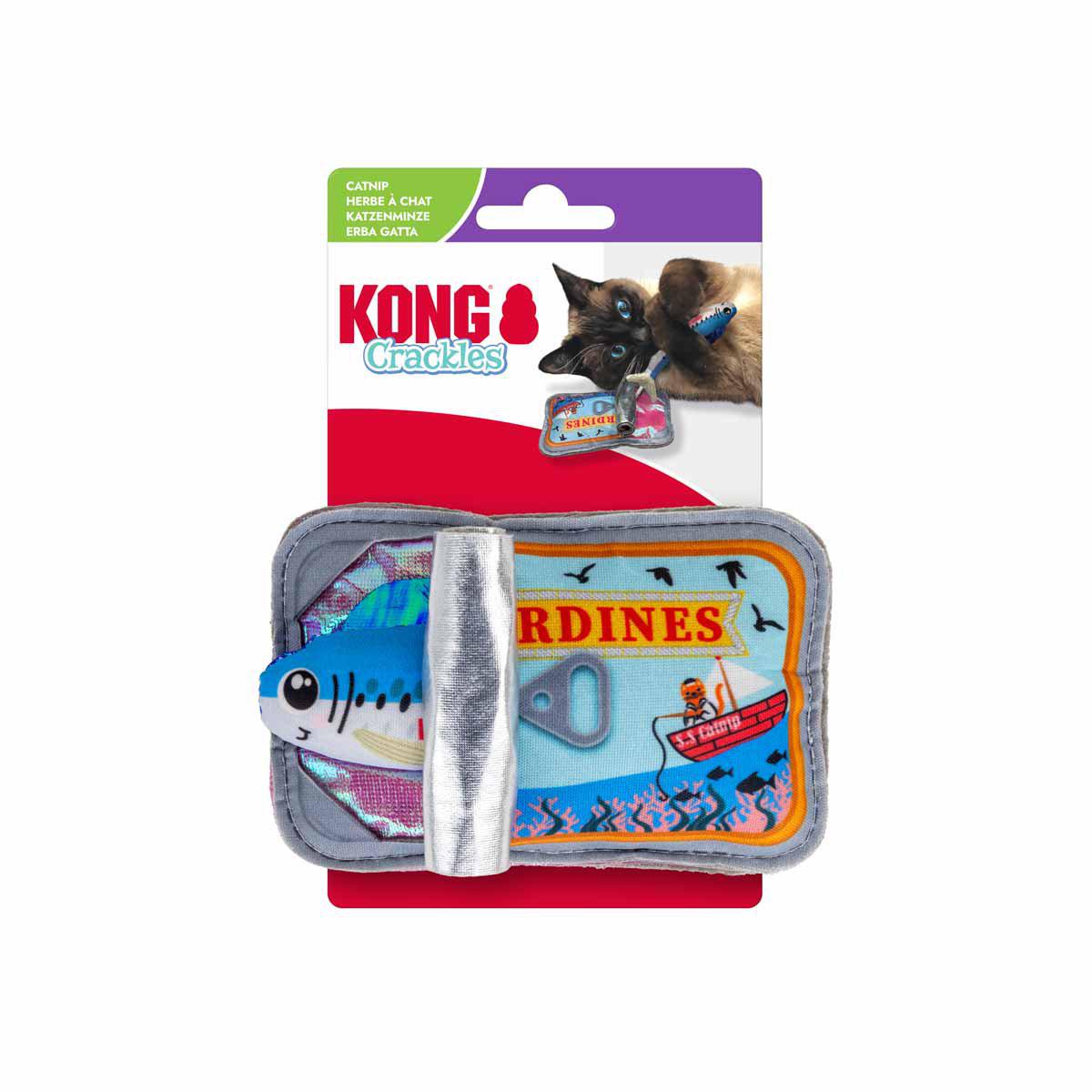KONG CAT CRACKLES SARDIN 13X5X8CM